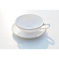 KC-00014 Haonai Bonito hueso de oro de China rim café conjunto